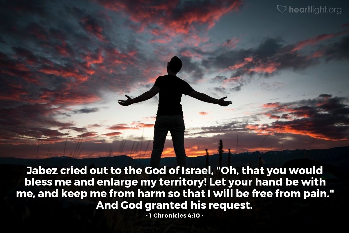 Today’s Verse – 1 Chronicles 4:10