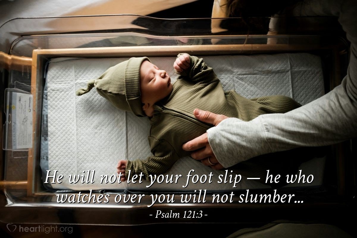 Today’s Verse – Psalm 121:3