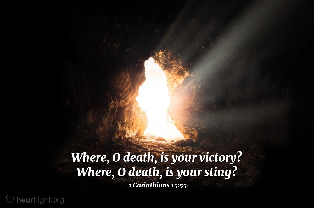 Today’s Verse – 1 Corinthians 15:55