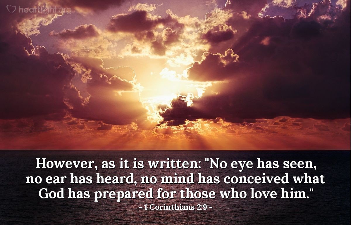 Today’s Verse – 1 Corinthians 2:9