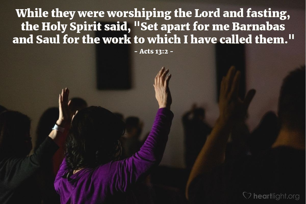 Today’s Verse – Acts 13:2