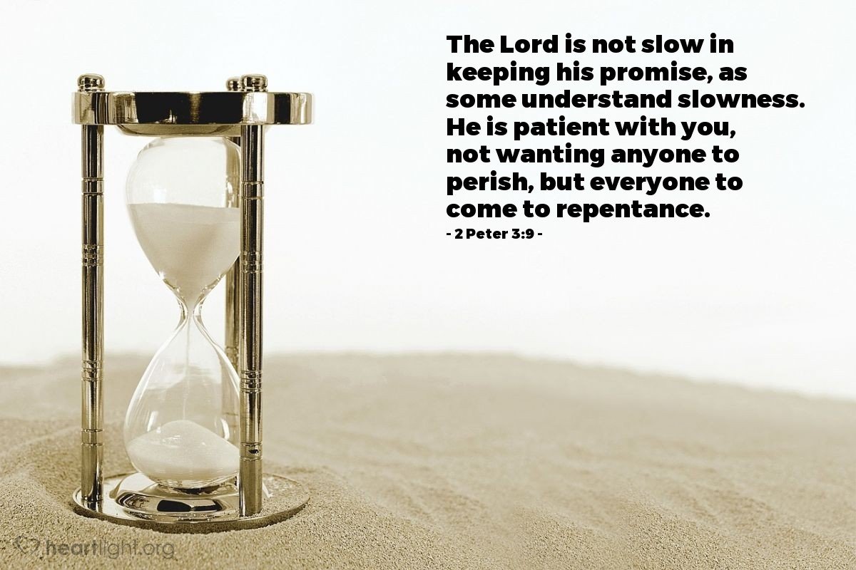 Today’s Verse – 2 Peter 3:9