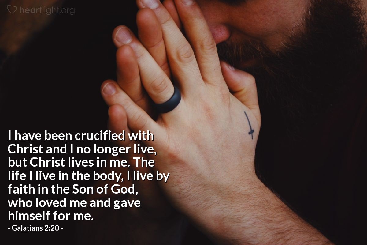 Today’s Verse – Galatians 2:20