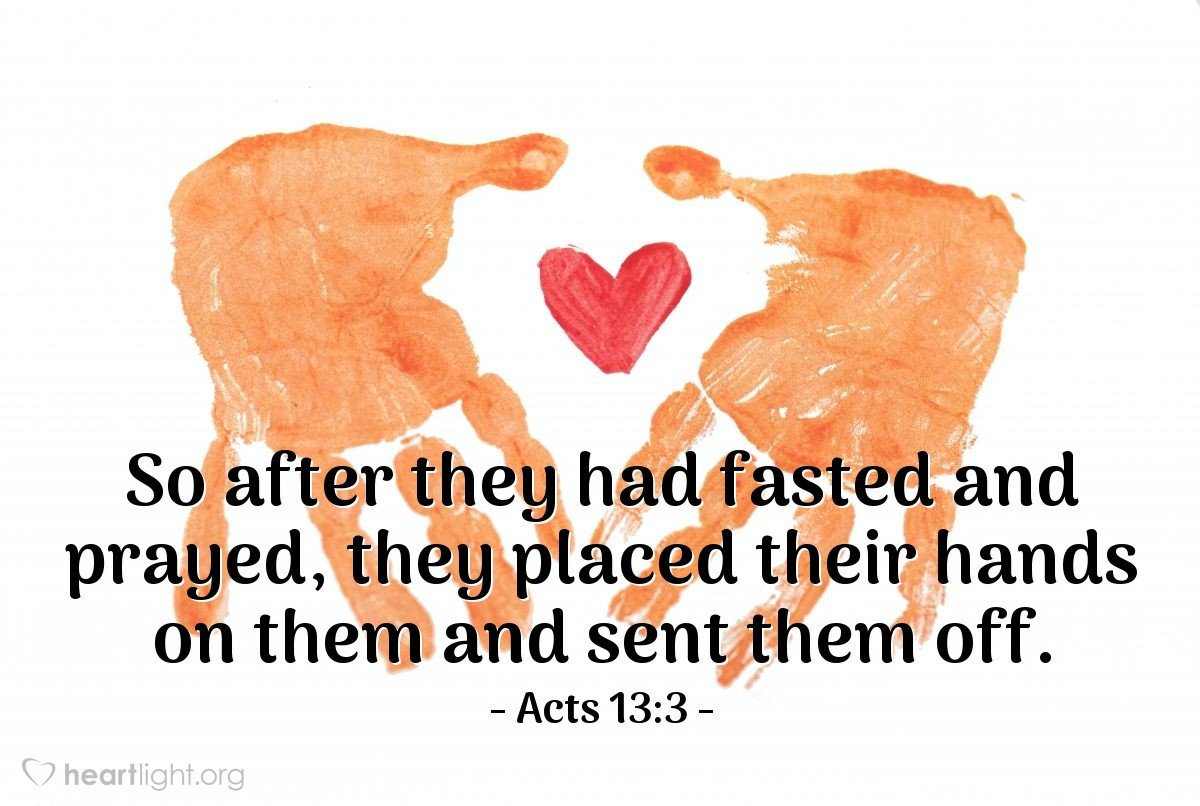 Today’s Verse – Acts 13:3