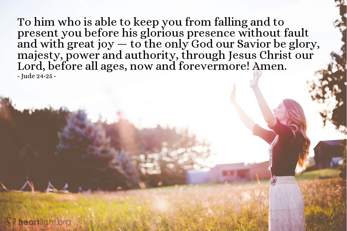 Today’s Verse – Jude 24-25