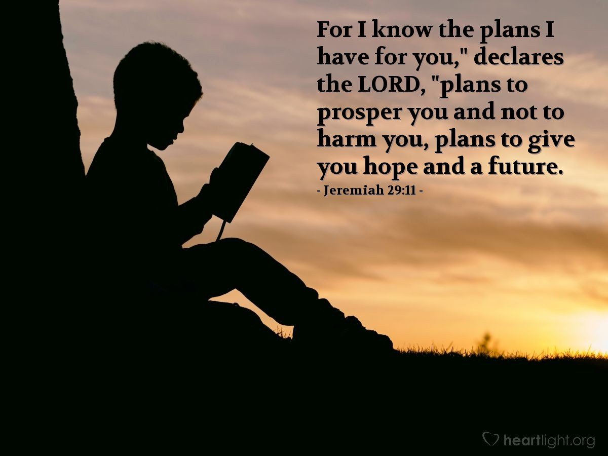 Today’s Verse – Jeremiah 29:11