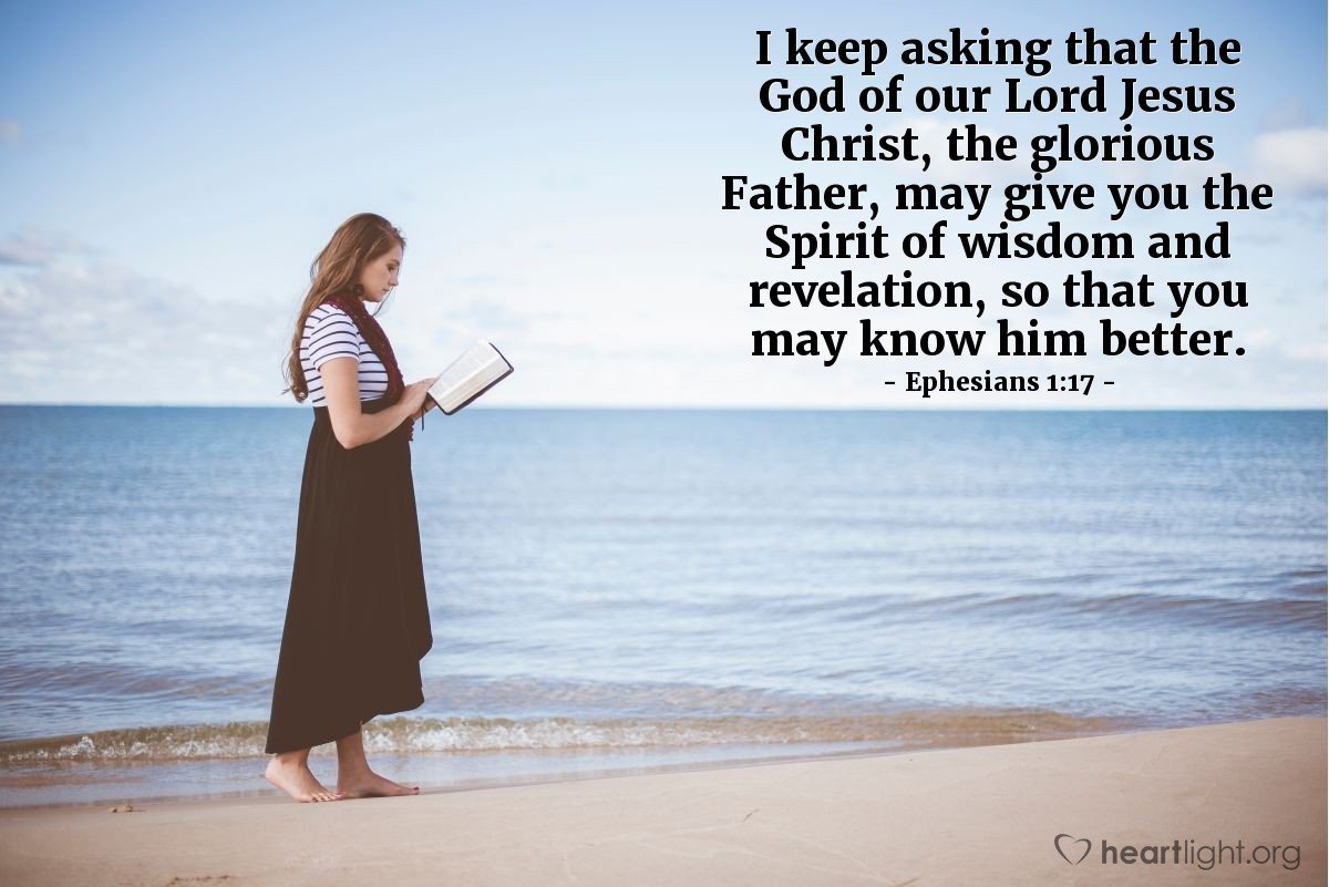 Today’s Verse – Ephesians 1:17