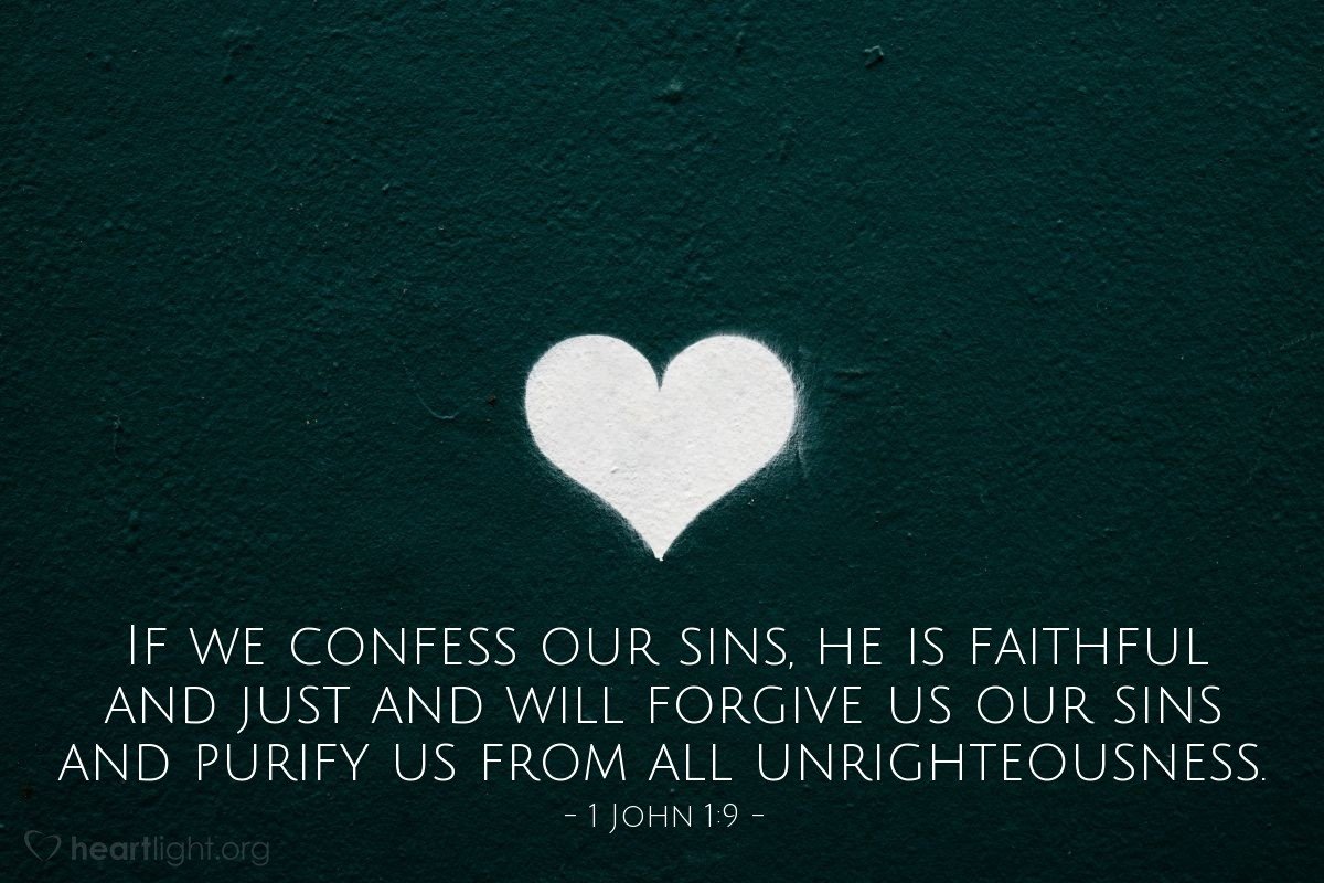 Today’s Verse – 1 John 1:9