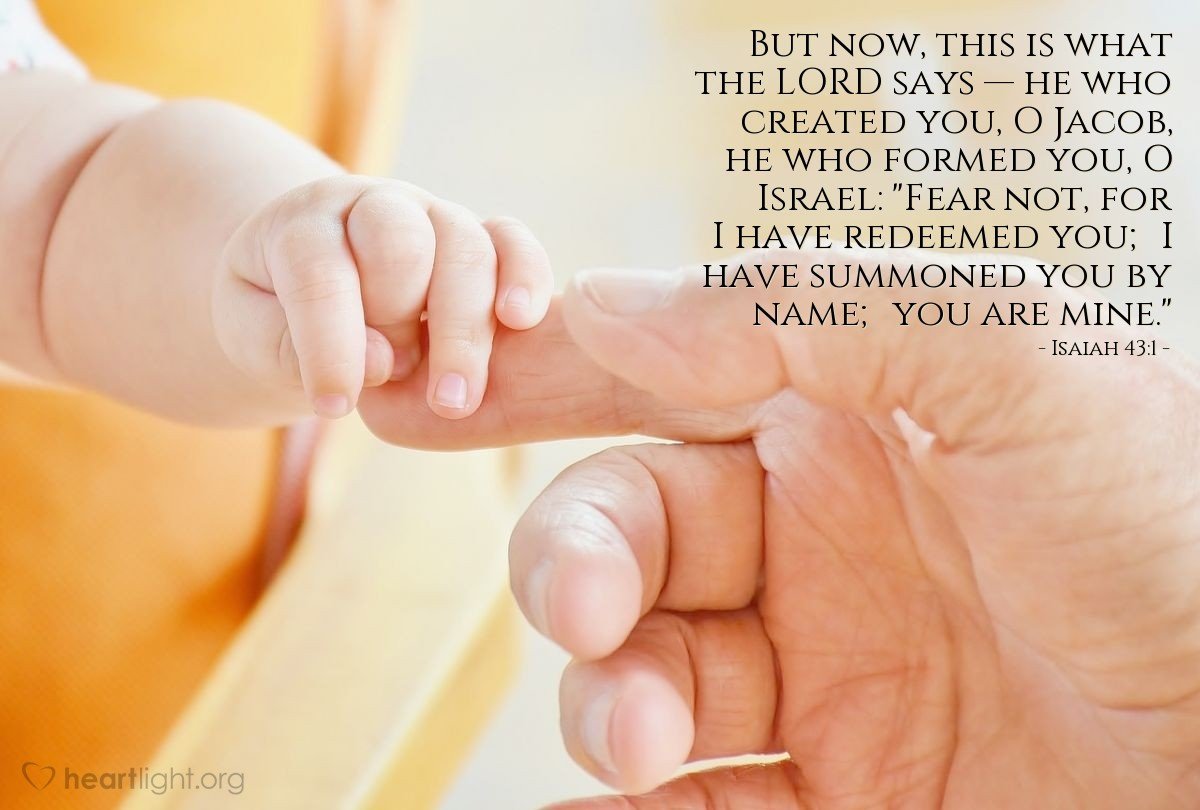 Today’s Verse – Isaiah 43:1