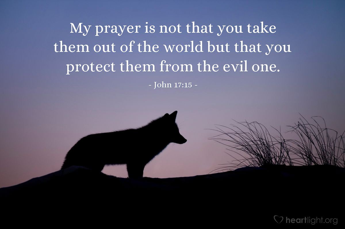 Today’s Verse – John 17:15