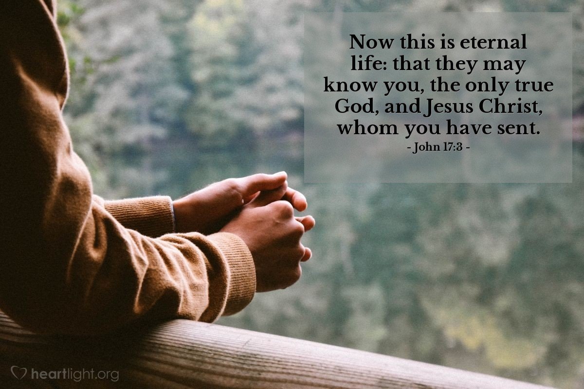 Today’s Verse – John 17:3