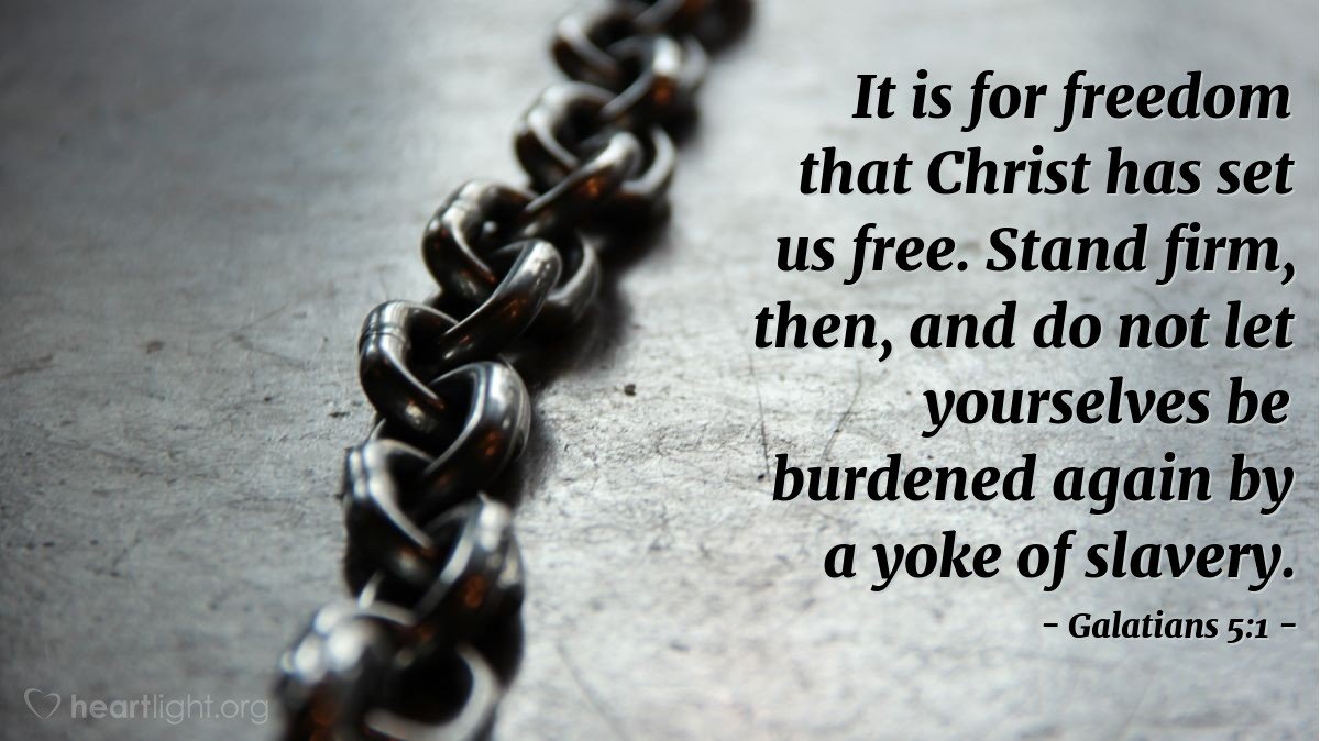 Today’s Verse – Galatians 5:1