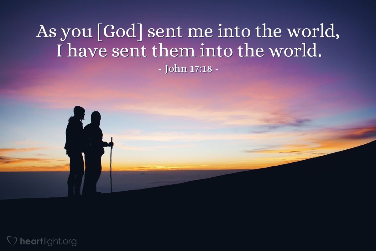 Today’s Verse – John 17:18