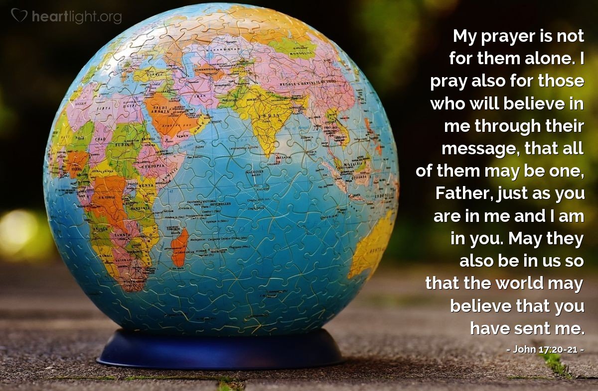 Today’s Verse – John 17:20-21