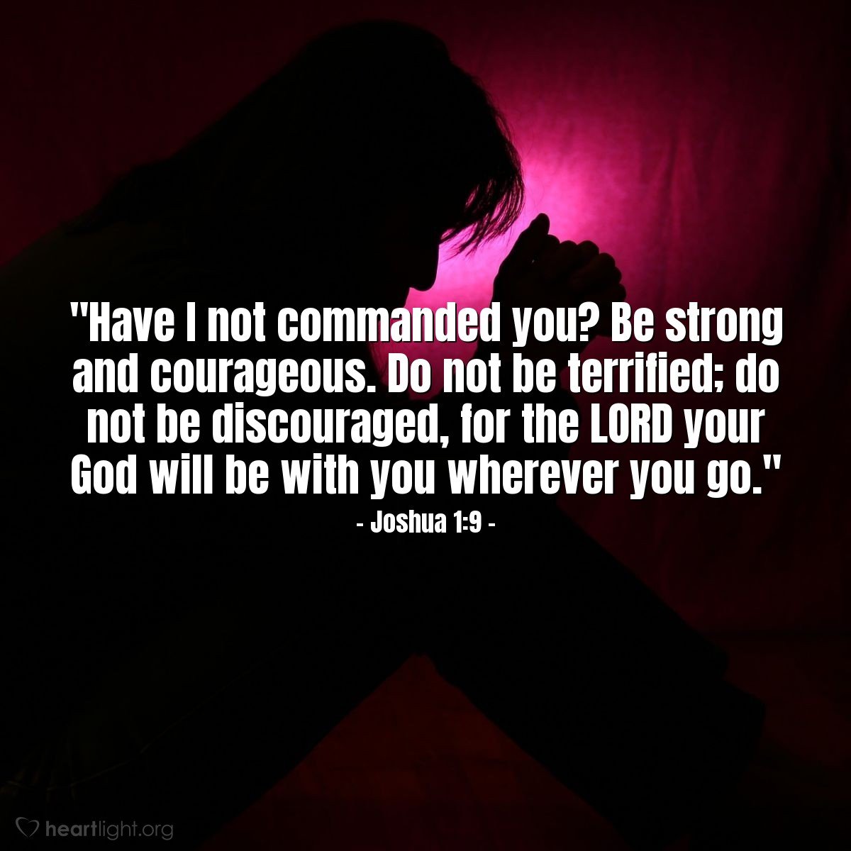 Today’s Verse – Joshua 1:9
