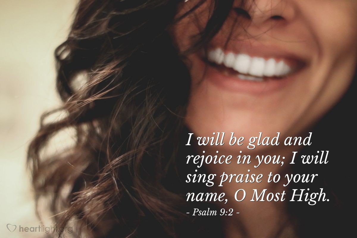 Today’s Verse – Psalm 9:2