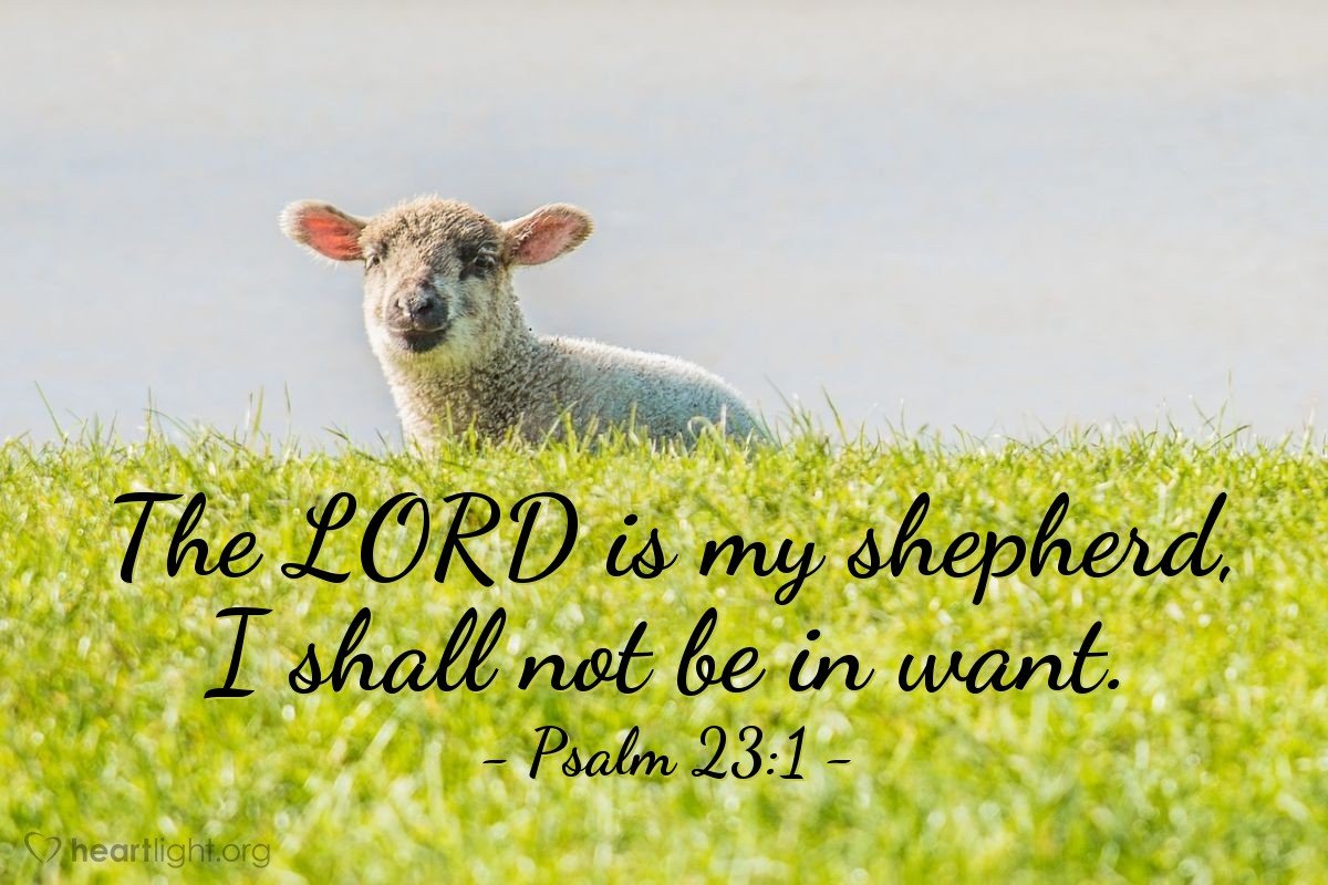 Today’s Verse – Psalm 23:1