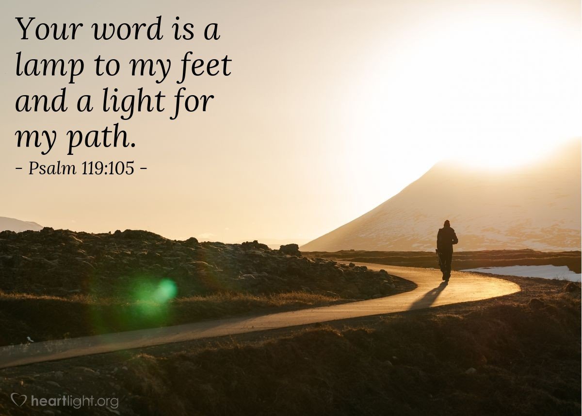 Today’s Verse – Psalm 119:105