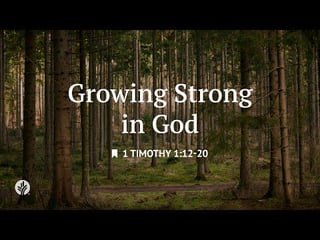Growing Strong in God | Audio Reading | Our Daily Bread Devotional | October 24, 2025